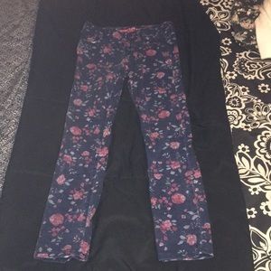 Floral jeans (Juniors size 12)